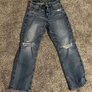 American Eagle curvy straight jeans